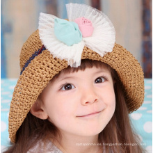 Sombrero de paja del verano del estilo de Corea de la manera de la muchacha